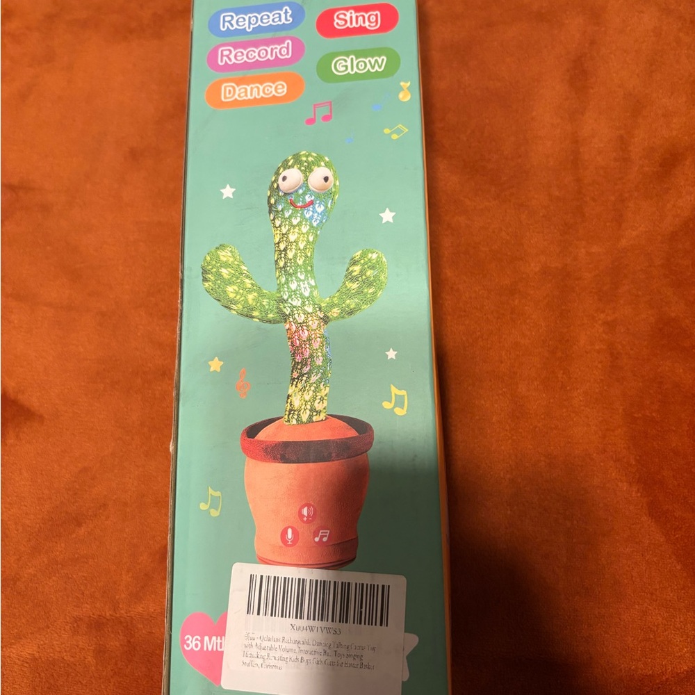 Interactive Singing and Dancing Cactus Toy